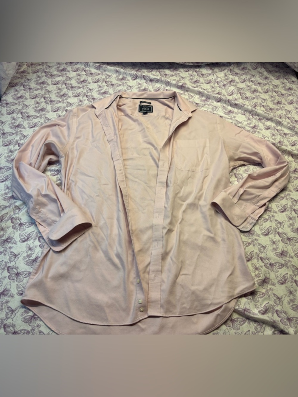 💢Jos. A. Bank Mens Light Pink Dress Shirt